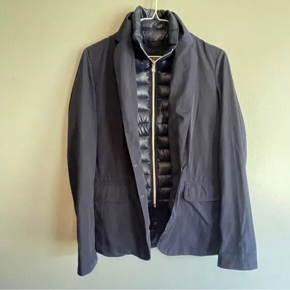 Polo Golf Ralph Lauren Navy Blue jacket windbreaker puffer size Small S women’s - Picture 1 of 5